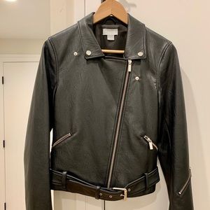 Finders Keepers Faux Leather Moto Jacket